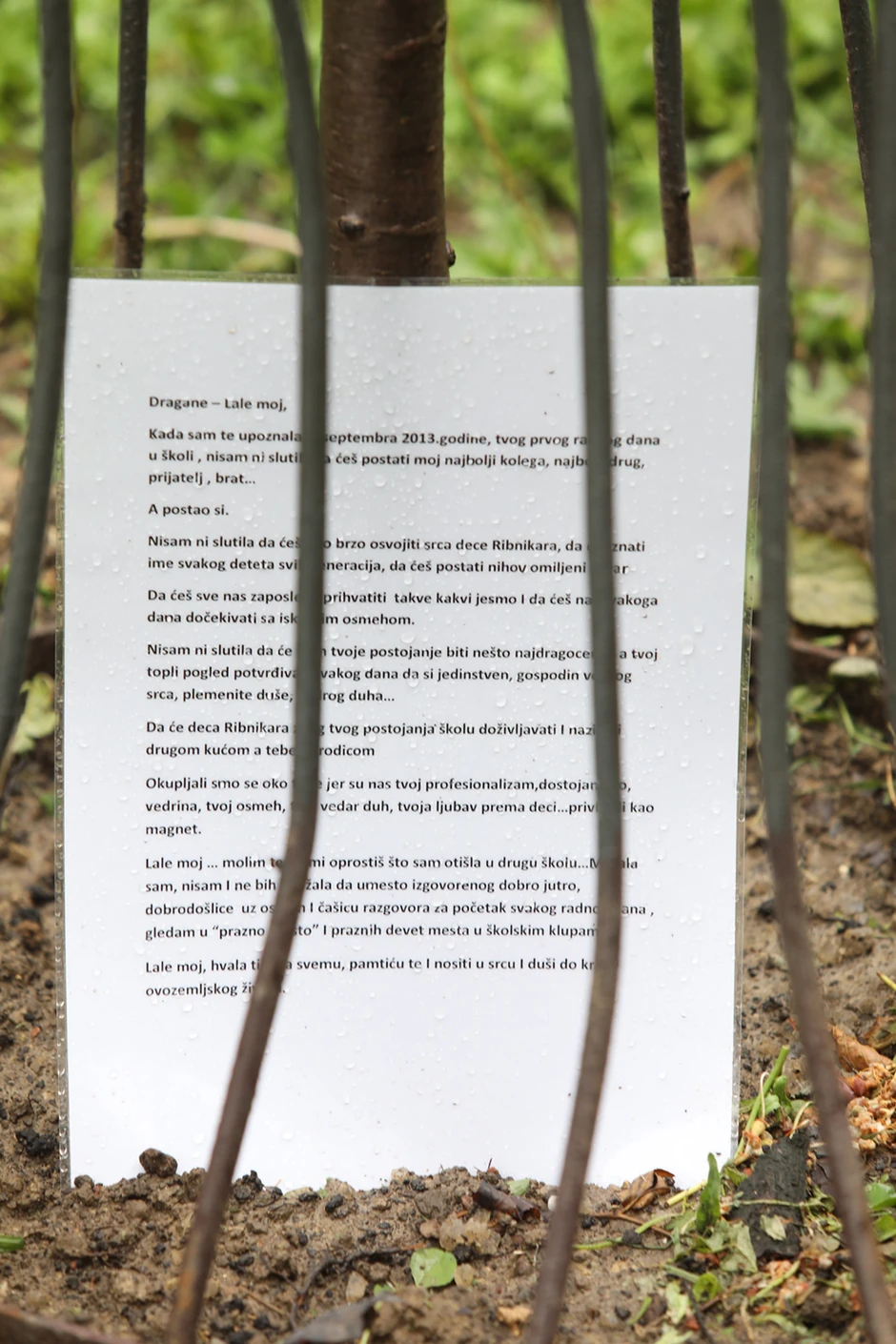 Potresna poruka Draganove koleginice