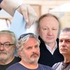 Branimir Nestorović, Vladimir Gajić, Dragan Đilas, Aleksandar Jovanovič Ćuta