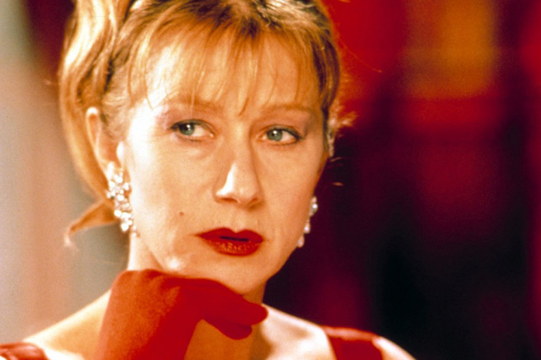 Helen Mirren jako Georgina Spica w filmie "Kucharz, złodziej, jego żona i jej kochanek" (1989)