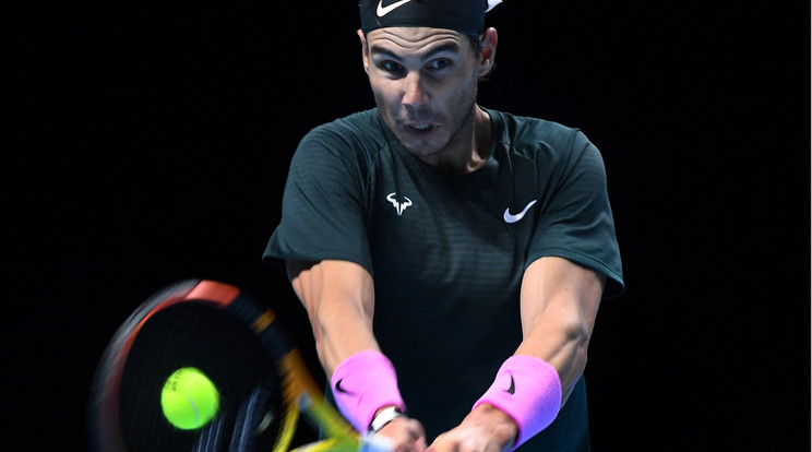 Rafael Nadal már 16 éves nemzetközi tornát nyert. / Fotó: EPA/Andy Rain