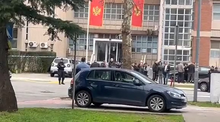 Robbanás történt Montenegró fővárosában /Fotó: Twitter