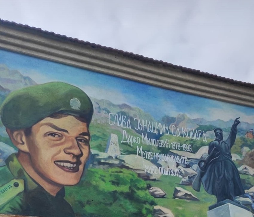Mural heroju as Košara