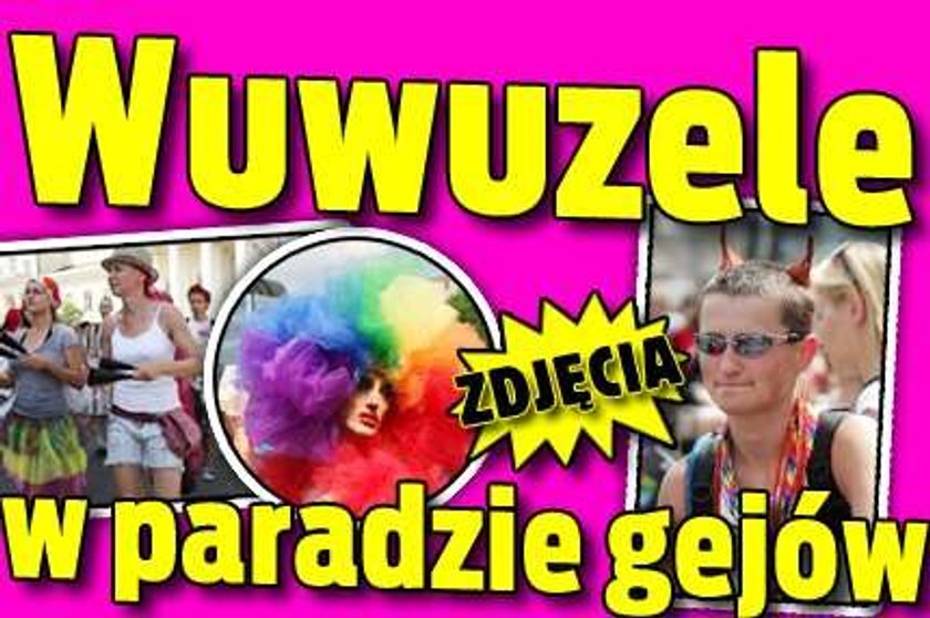 Wuwuzele w paradzie gejów. Zdjęcia