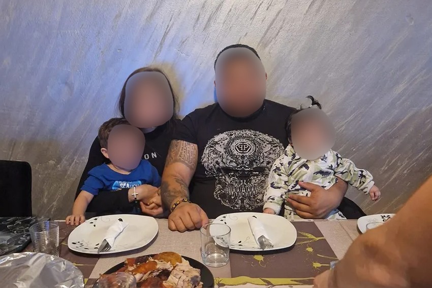 Sreten J. sa porodicom 