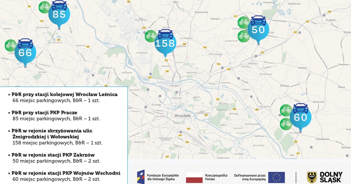 Rozrasta się sieć parkuj i jedź