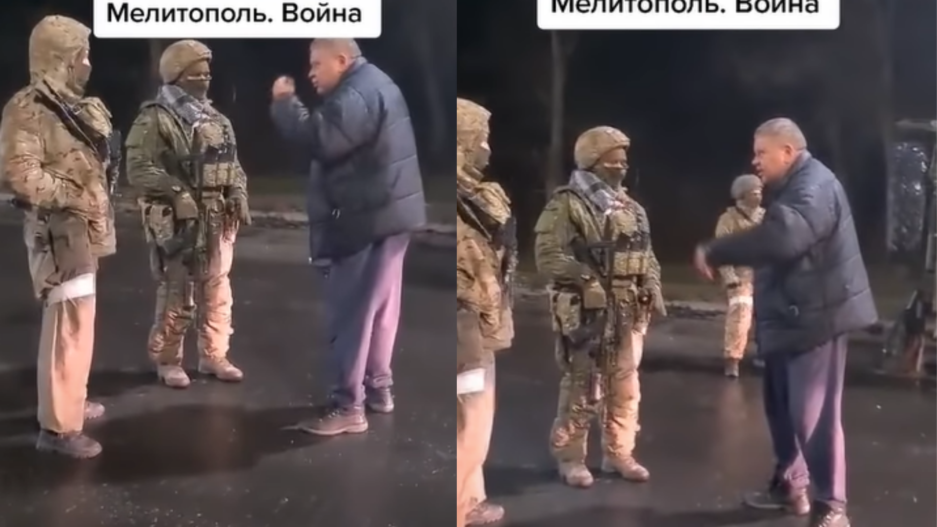 Muž vynadal ruským vojakom