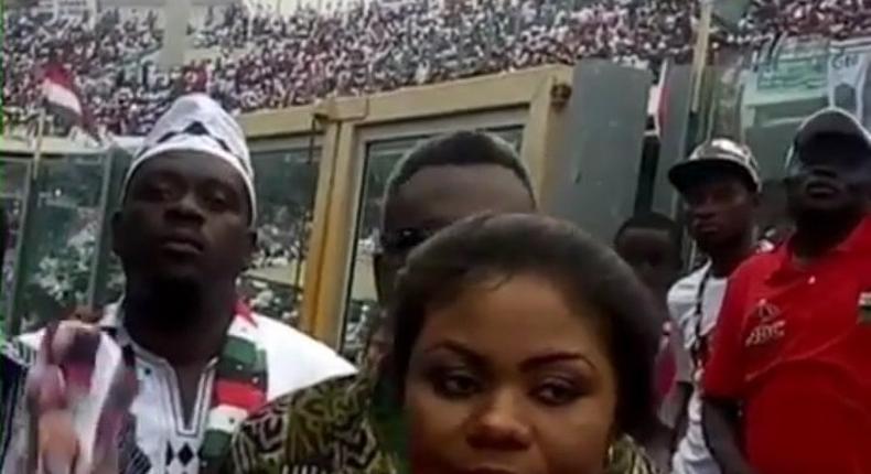 Gifty Osei at NDC rally