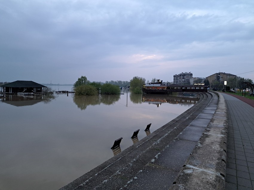 Sava u Sremskoj Mitrovici