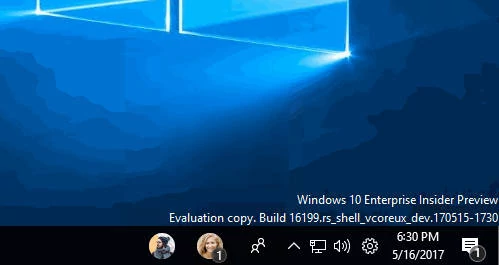 Windows 10 build 16199 z nową ikonką
