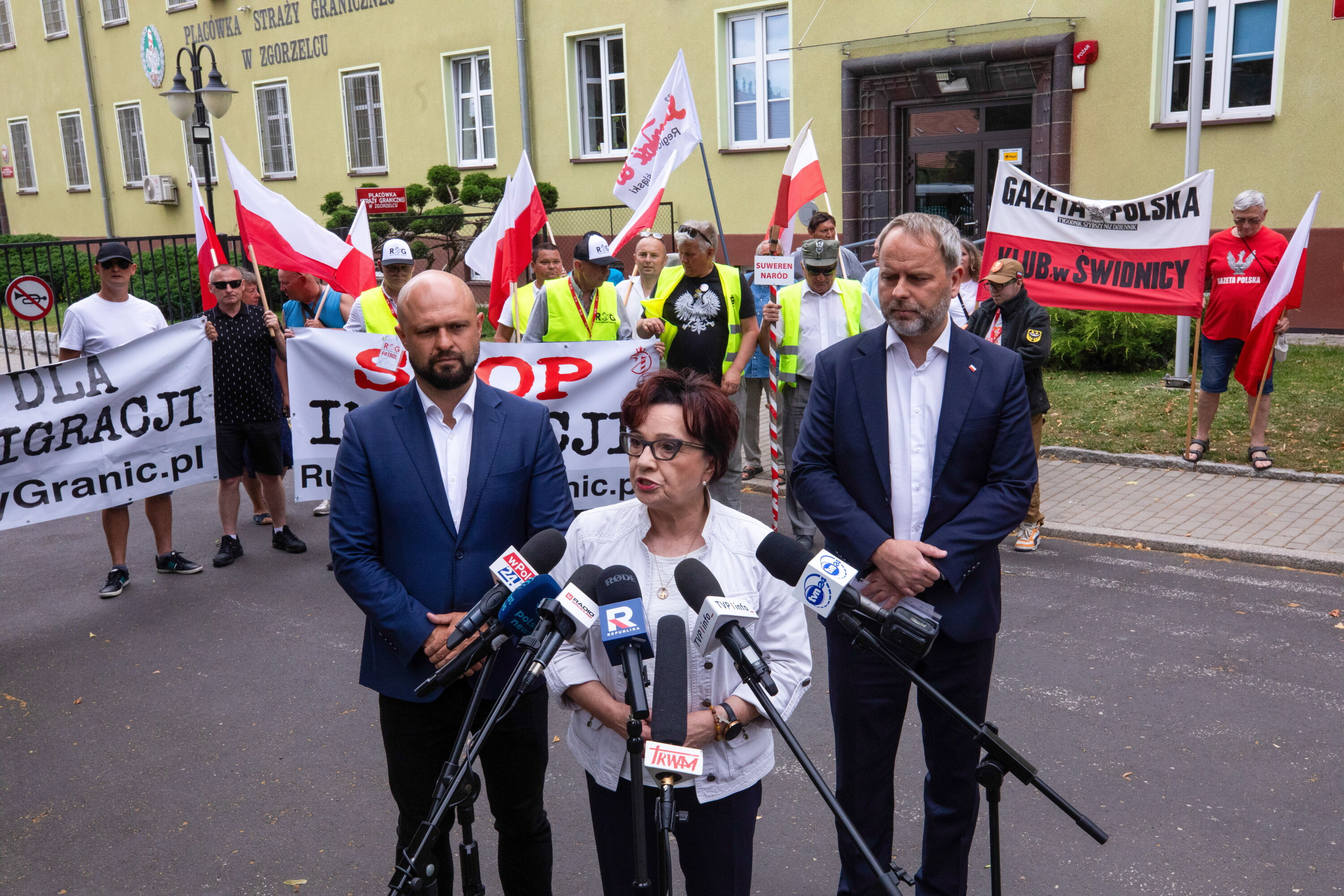 PiS in Zgorzelec: Border controls are not enough, a ban is needed