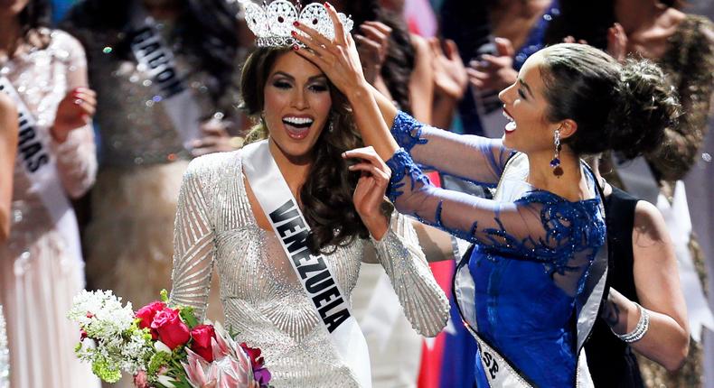 Gabriela Isler of Venezuela wins Miss Universe 2013.Pavel Golovkin/AP