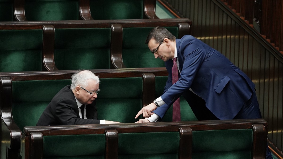 Sejm Jarosław Kaczyński Mateusz Morawiecki zdalne posiedzenie