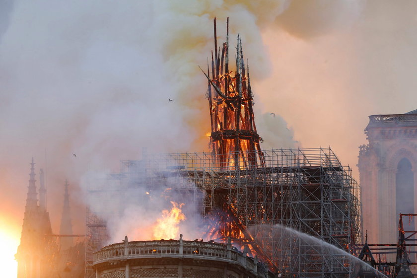 Pożar katedry Notre Dame w Paryżu