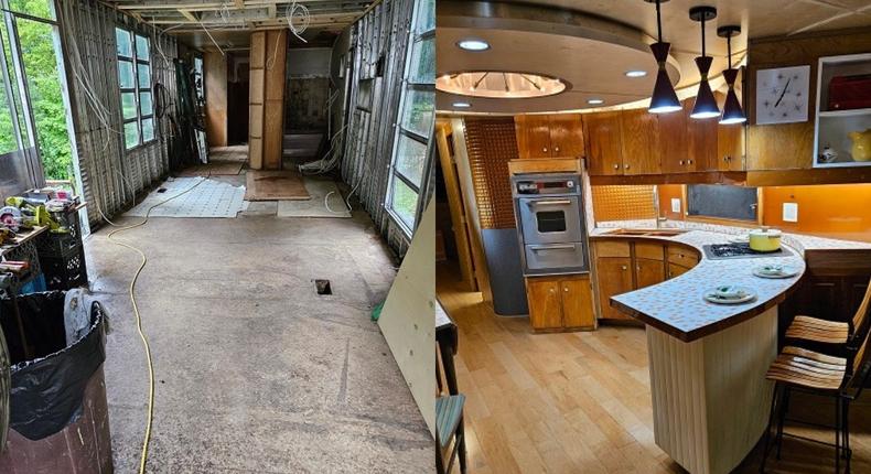 The current owner gutted and restored what he dubbed the holy grail of vintage trailer homes.Courtesy of Dan Reiser