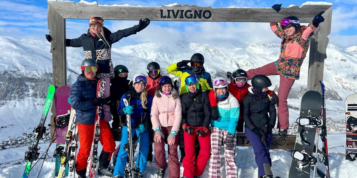 Polskie kajakarki w Livigno.