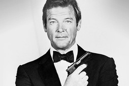 Roger Moore as James Bond in 1981