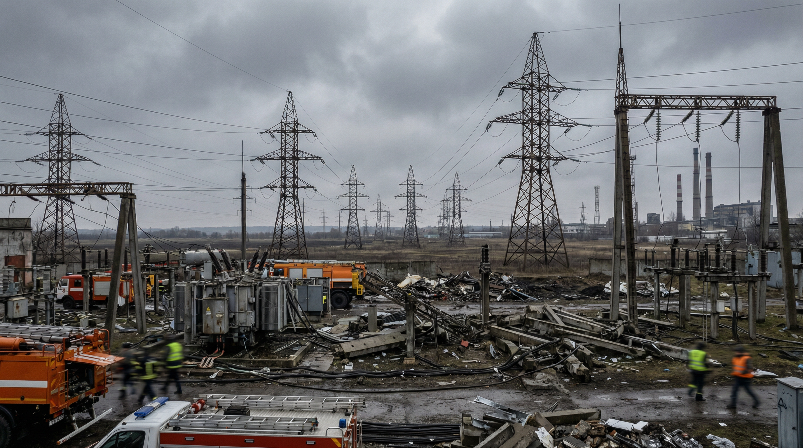 Russia colpisce il cuore della rete elettrica ucraina nell'ovest del paese