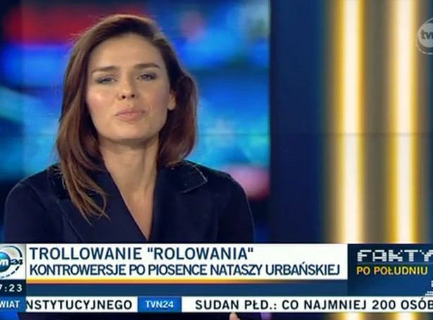 Urbańska żali się na dziennikarza TVN24: Był napastliwy