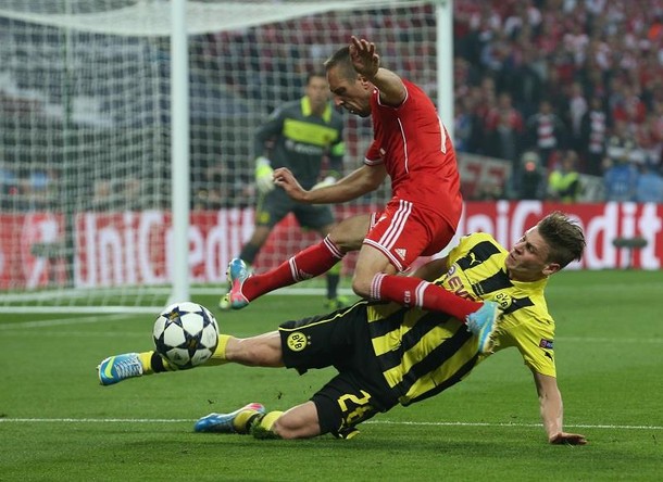 bayern borussia piszczek ribery Friso Gentsch