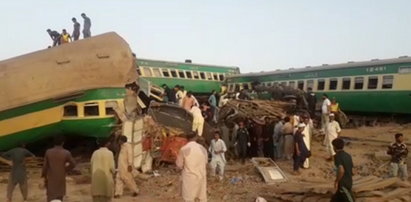 Katastrofa kolejowa w Pakistanie. Co najmniej 30 osób zginęło. Trwa akcja ratunkowa