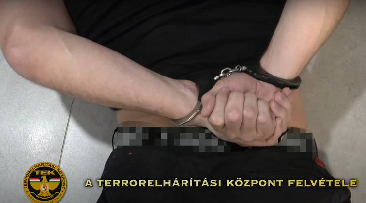 A norvég férfit a TEK egységei fogták el / Fotó: Police Hungary