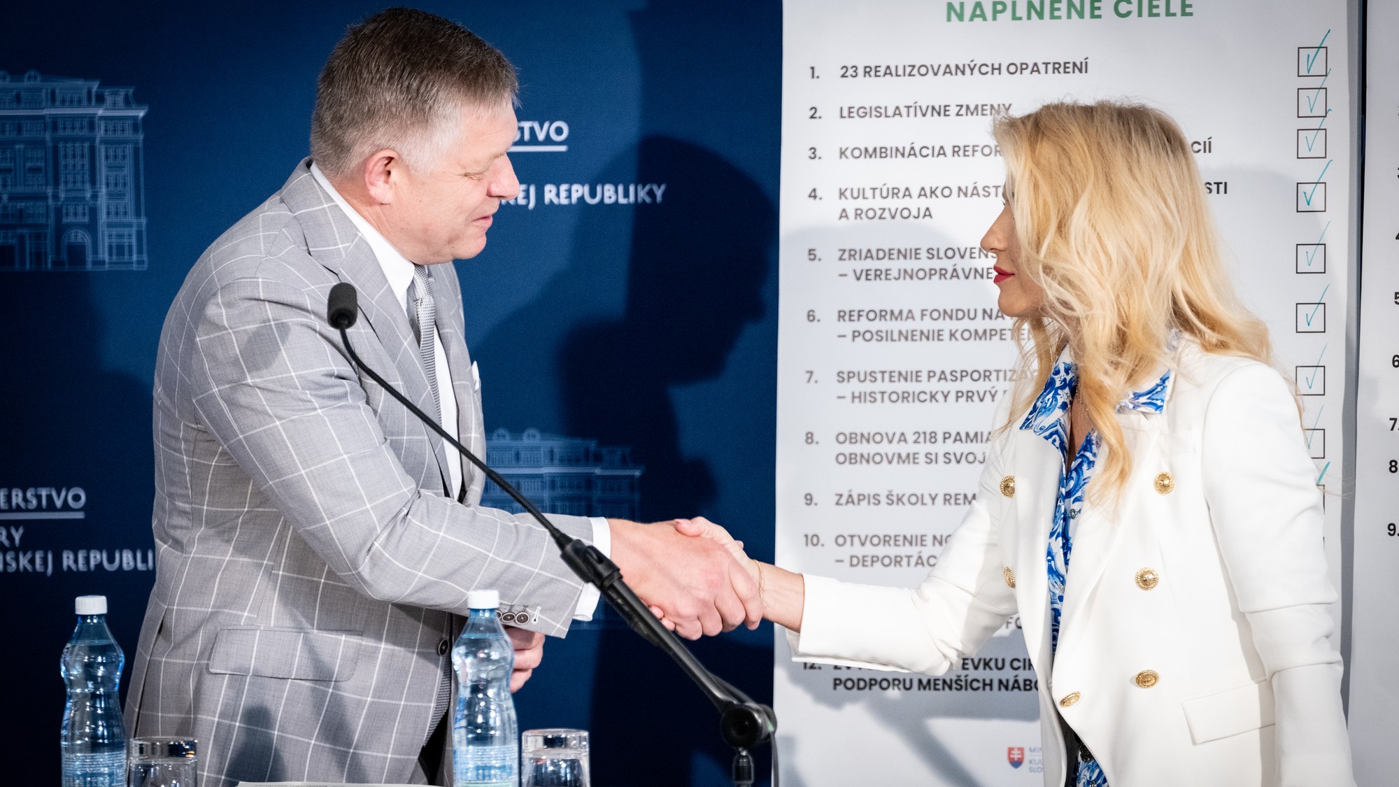 Návšteva premiéra Roberta Fica na Ministerstve kultúry SR