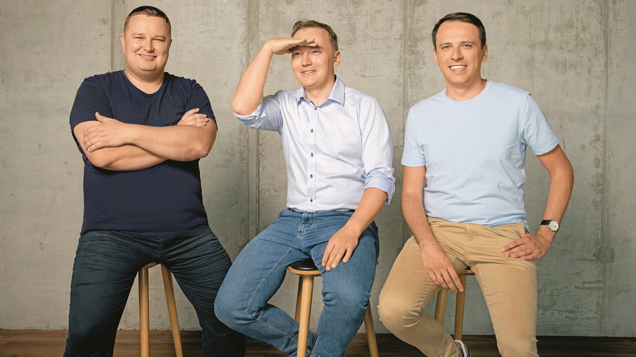 Od lewej: Tomasz Swieboda, Michał Rokosz i Maciej Małysz. Partnerzy Inovo chcą stworzyć fundusz pierwszego wyboru dla najlepszych polskich przedsiębiorców.