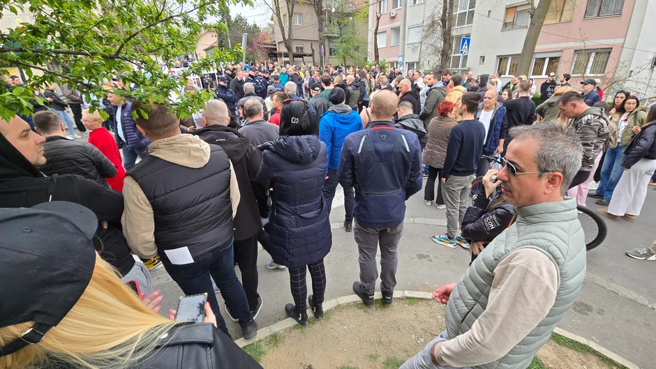 Beograd Zvezdara protest tišina