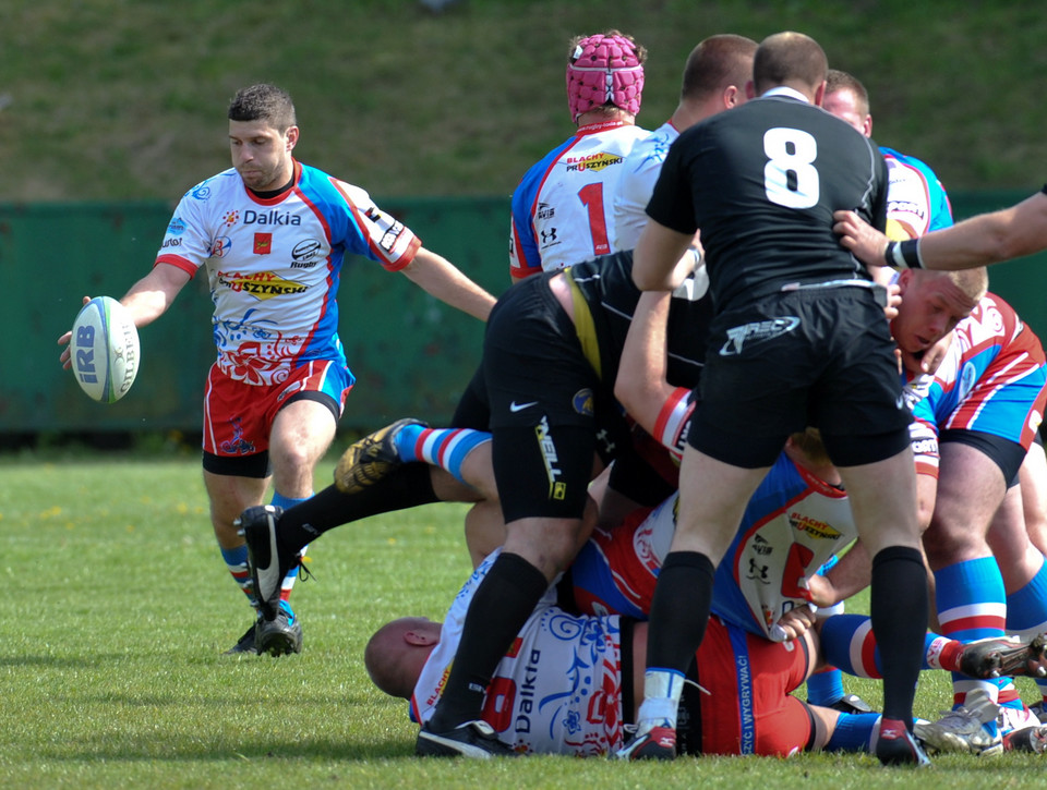 RUGBY LIGA POLSKA BLACHY PRUSZYŃSKI BUDOWLANI ŁÓDŹ ARKA GDYN