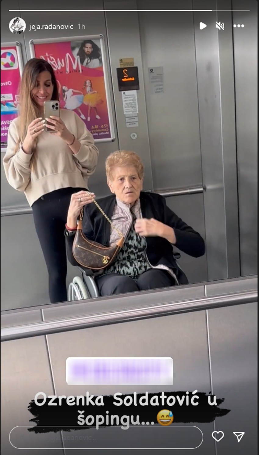 Jelena Radanović sa Slobinom majkom