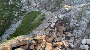 Tatrzański Park Narodowy pokazał zdjęcia po burzy na Giewoncie