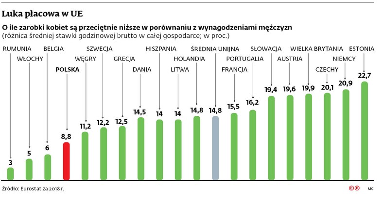 Luka płacowa w UE