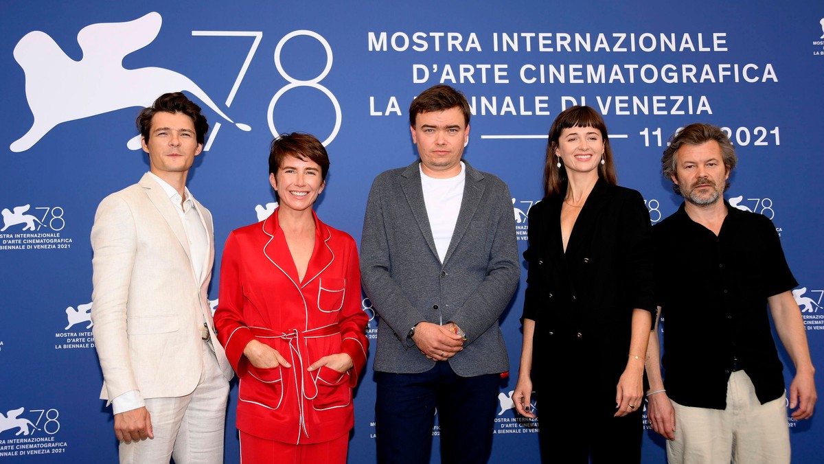 Tomasz Ziętek, Sandra Korzeniak,  Jan P. Matuszyński, Agnieszka Grochowska Jacek Braciak na Festiwalu Filmowym w Wenecji