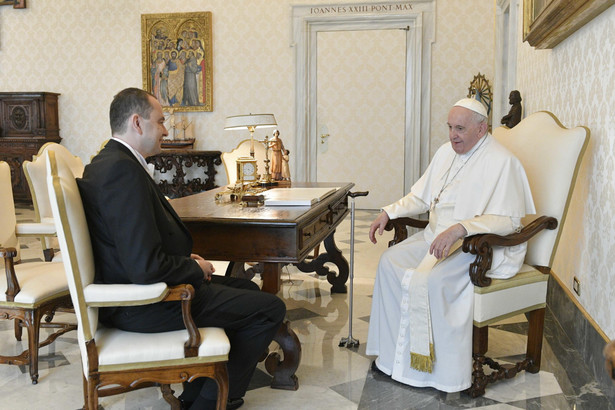 Papież Franciszek i Adam Mariusz Kwiatkowski