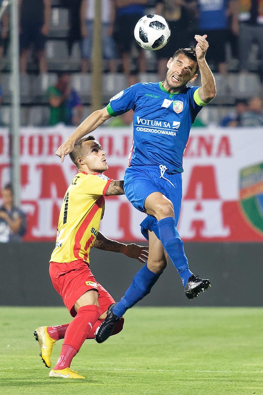 Pilka nozna. Ekstraklasa. Miedz Legnica - Zaglebie Lubin. 02.09.2018