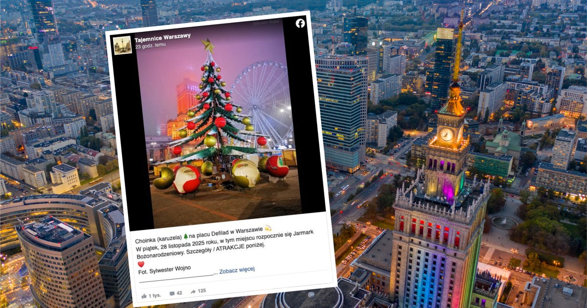 Jarmark świąteczny w Warszawie jeszcze się nie otworzył, a już jest afera. "Co to za drapak z radziecką gwiazdą?"