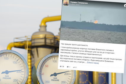 Ukraiński minister: Rosja spala gaz, którego nie wyeksportowała do Europy. "Płomień widać nawet z Finlandii"
