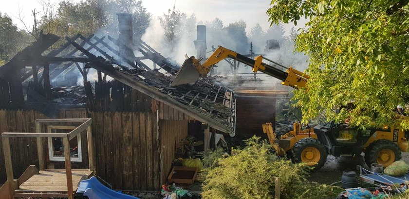 Stracili dom w pożarze