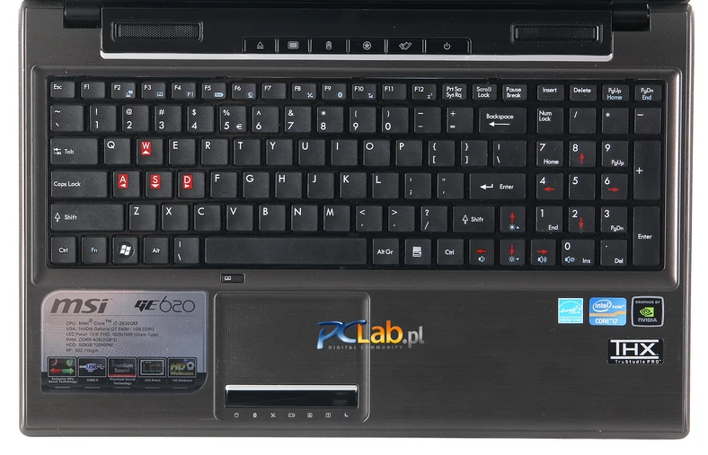 Klawiatura MSI GE620