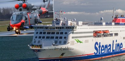 Kolejne problemy na promie Stena Spirit. Śmigłowiec ewakuował pasażera