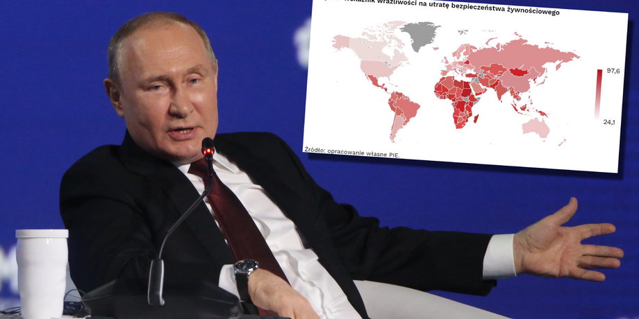 Konsekwencje działań Władimira Putina dotkną wielu krajów