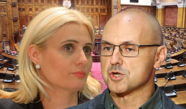 Rastislav Dinić (ZLF) i Jelena Pavlović 