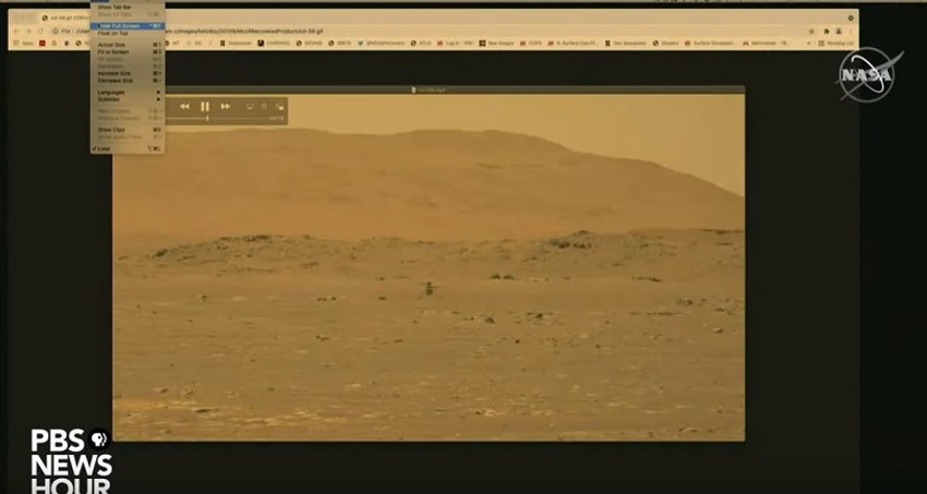 Prvi let helikoptera na Marsu