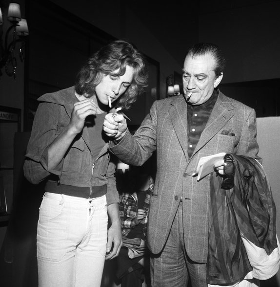 Luchino Visconti i Björn Andrésen w Cannes (1971)