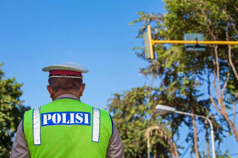 Indonezyjski policjant