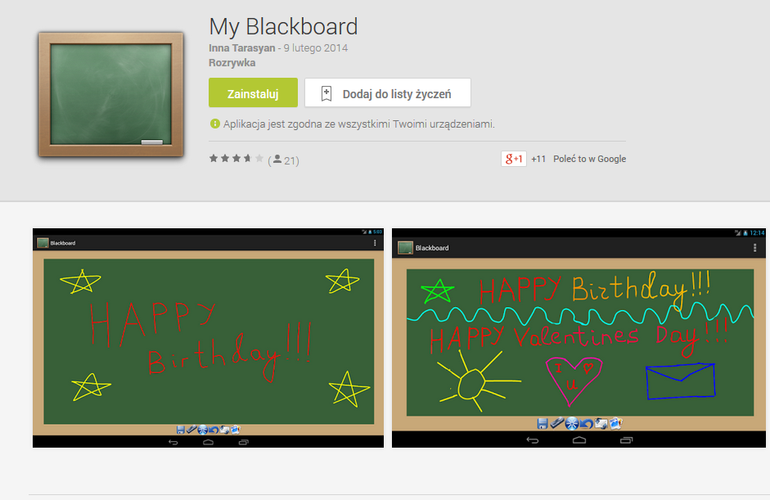 <b>My Blackboard</b>
<br><br>
Podobnie jak w przypadku 