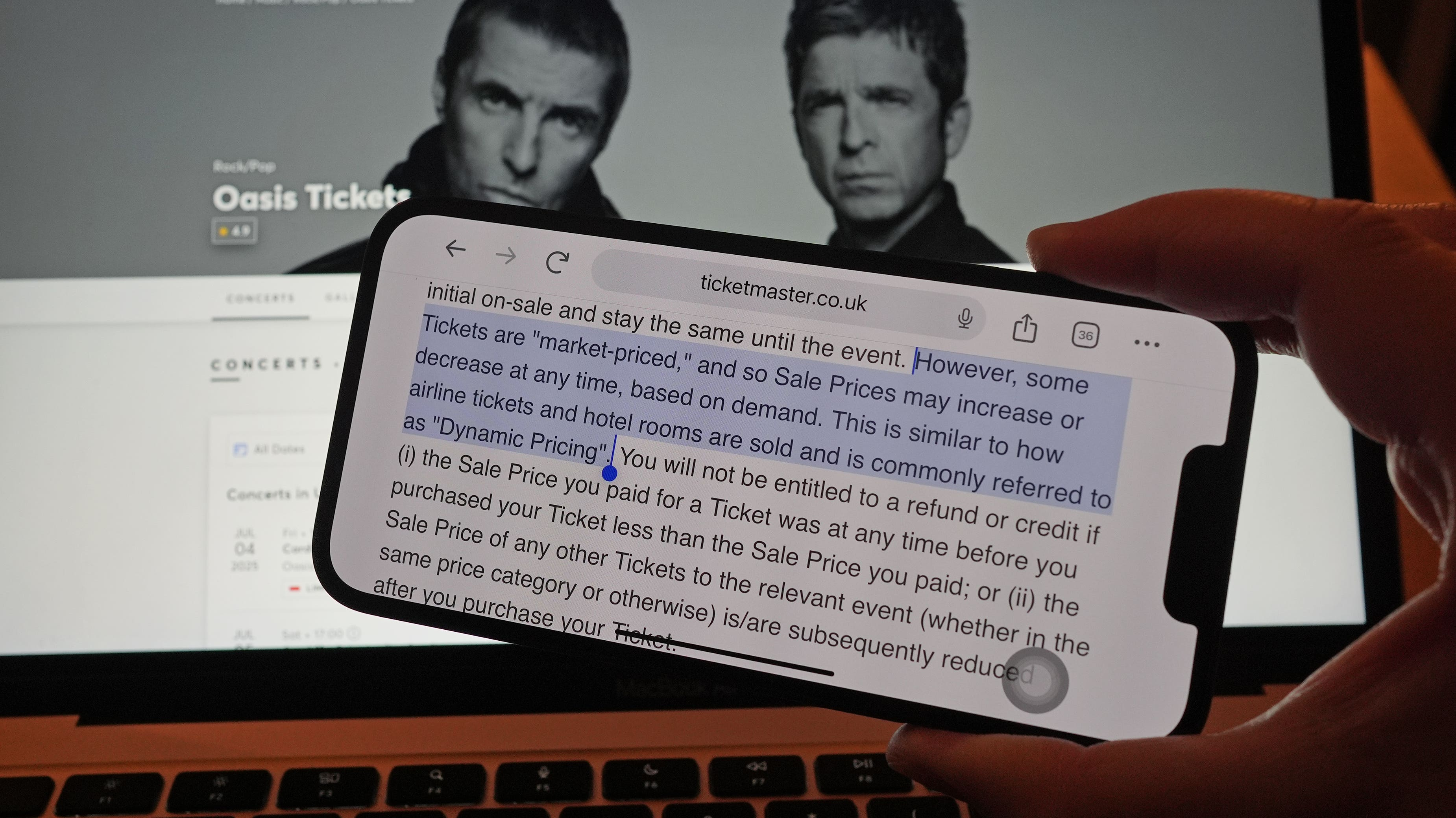 Ticketmaster forced to change ticket sales after Oasis probe