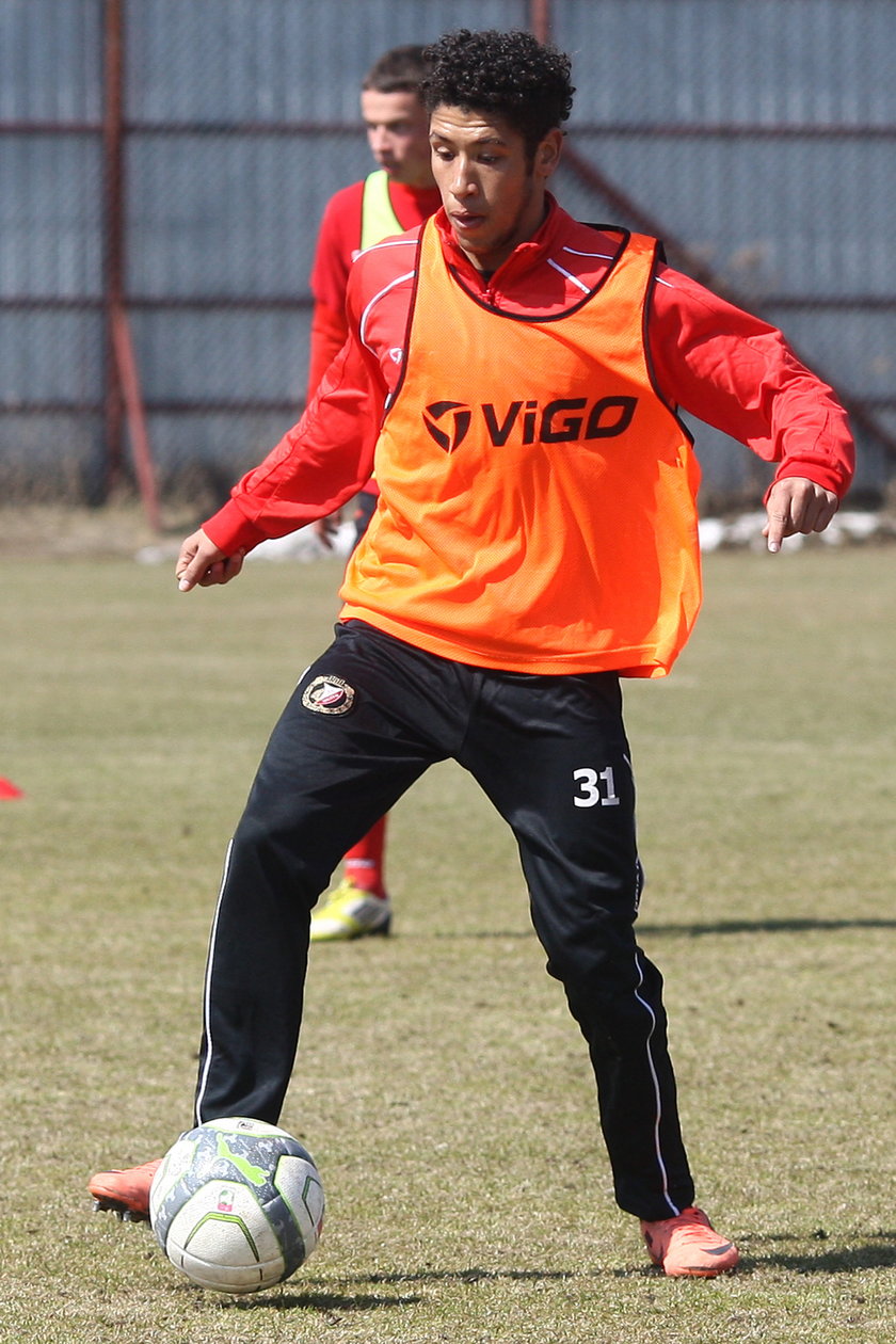 Piłkarz Widzewa Emerson Carvalho