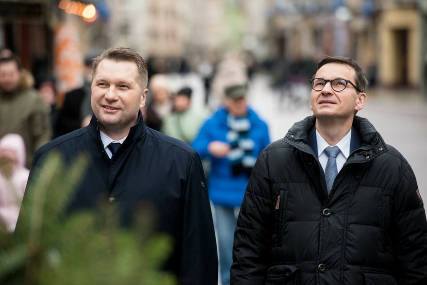 Przemysław Czarnek i Mateusz Morawiecki