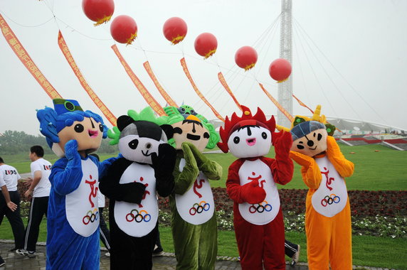 Pekin 2008 r. - Beibei, Jingjing, Huanhuan, Yingying i Nini